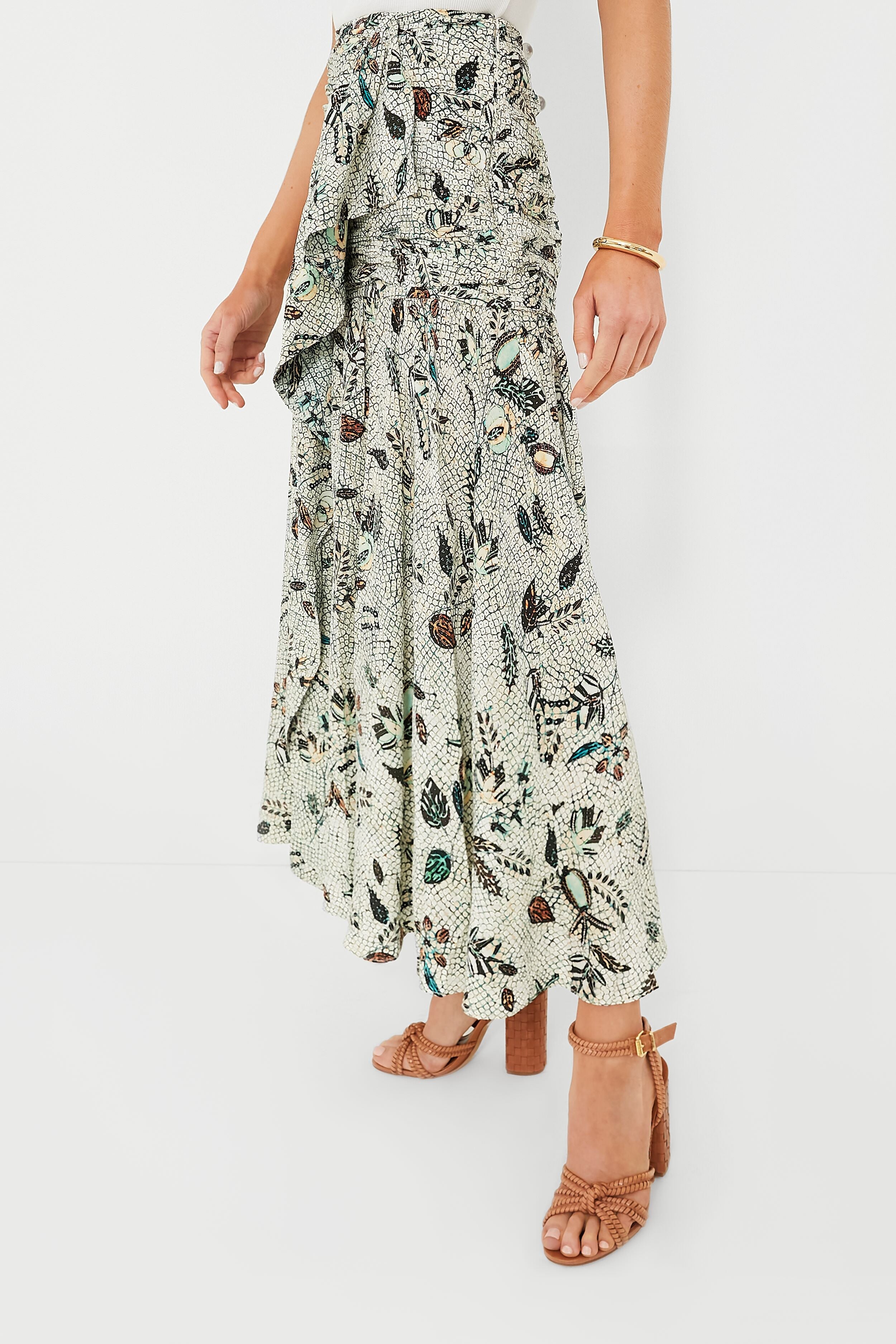 Botanical Mist Georgina Skirt