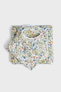 Foxy Forest Bib and Burb Cloth Set