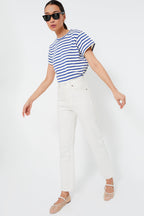 Blue Stripe Parker Classic Tee