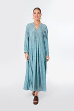 Shangri-La Periwinkle Fiore Maxi Dress