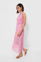 Textured Sleeveless Maxi Dress