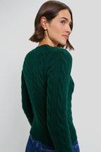 Moss Agate Long Sleeve Cardigan