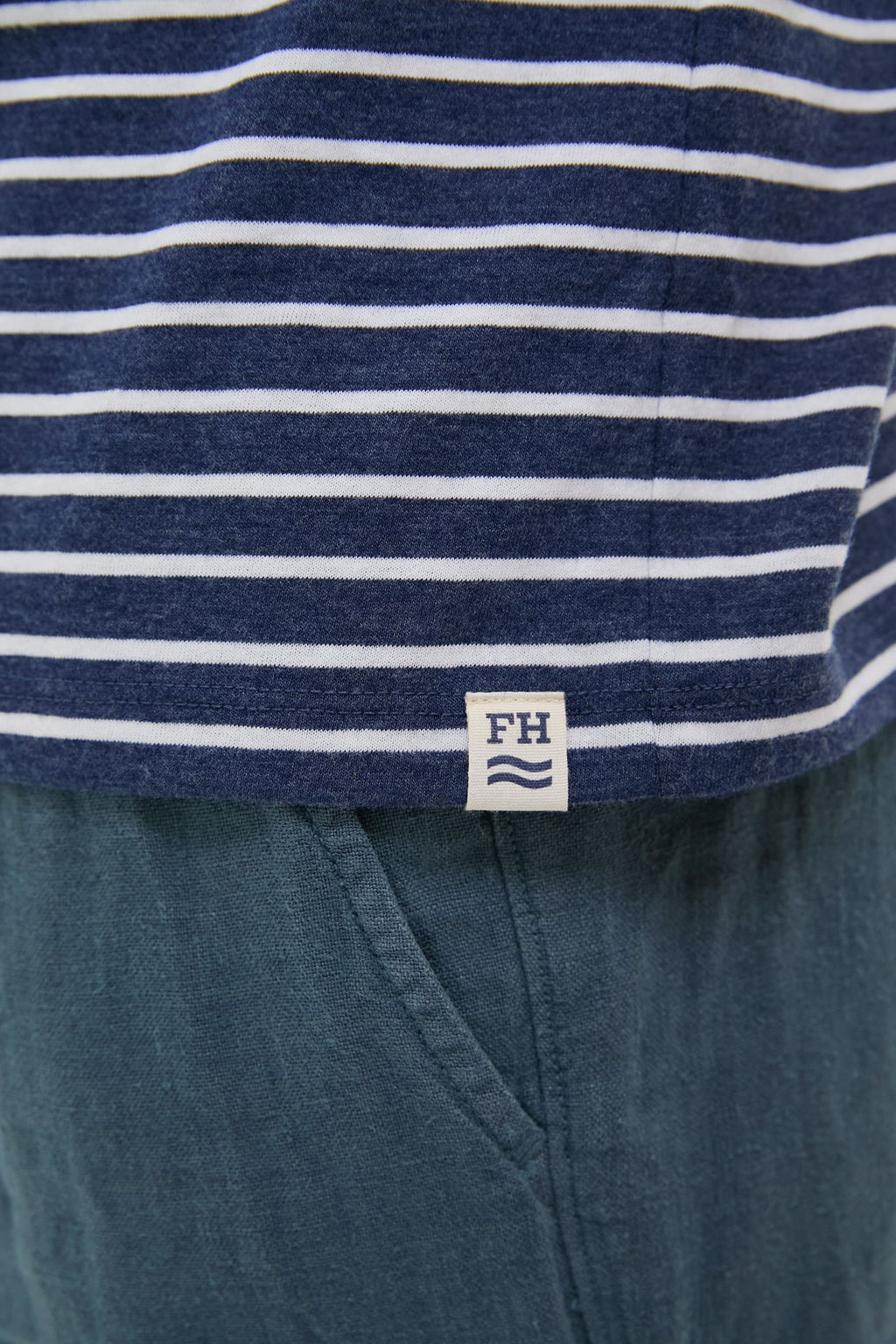 Navy Sailing Stripe Kismet Tee