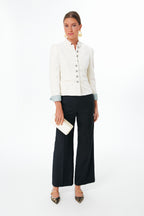 Ivory Velvet Annabelle Bride Jacket