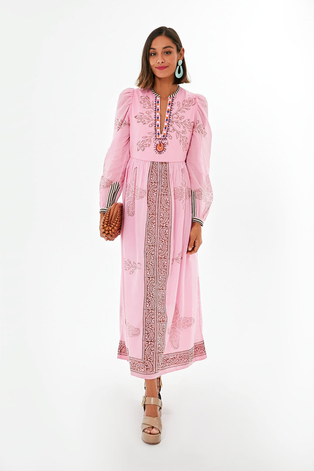 Pink Winifred Guava Dress