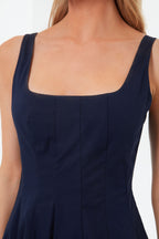 Navy Mini Wells Dress