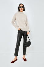 Marble Funnel Neck Sweater