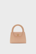 CHANEL Beige Coco Kelly Leather Handbag