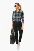 Navy Plaid Legend Sweater Shirt