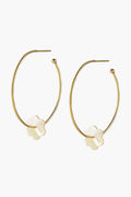Flowers Hoop-La Earrings