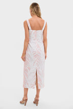 Pink Pineapple Long Slip Dress