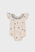 Letty Romper Dots Blue