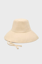 Beige Holiday Bucket Hat