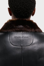 Black and Brown Reversible Brella Jacket
