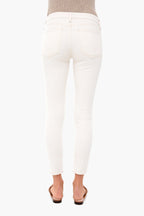 Ecru Cate Mid Rise Ankle Skinny