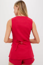 Red Matilda Gilet