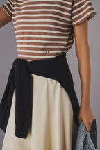 Mocha Stripe Parker Classic Tee