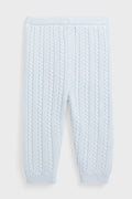 Beryl Blue Organic Cotton Sweater Pant