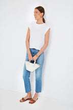 True White The Peak Shoulder Tee