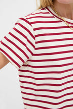 Red Stripe Parker Classic Tee