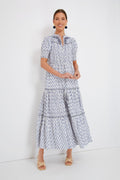 Ikat Blue Tara Dress