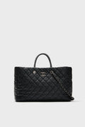 CHANEL Black Caviar Coco Allure Shopping Tote