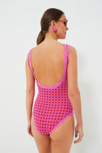 Orchid Cane Palm Springs Tie Maillot