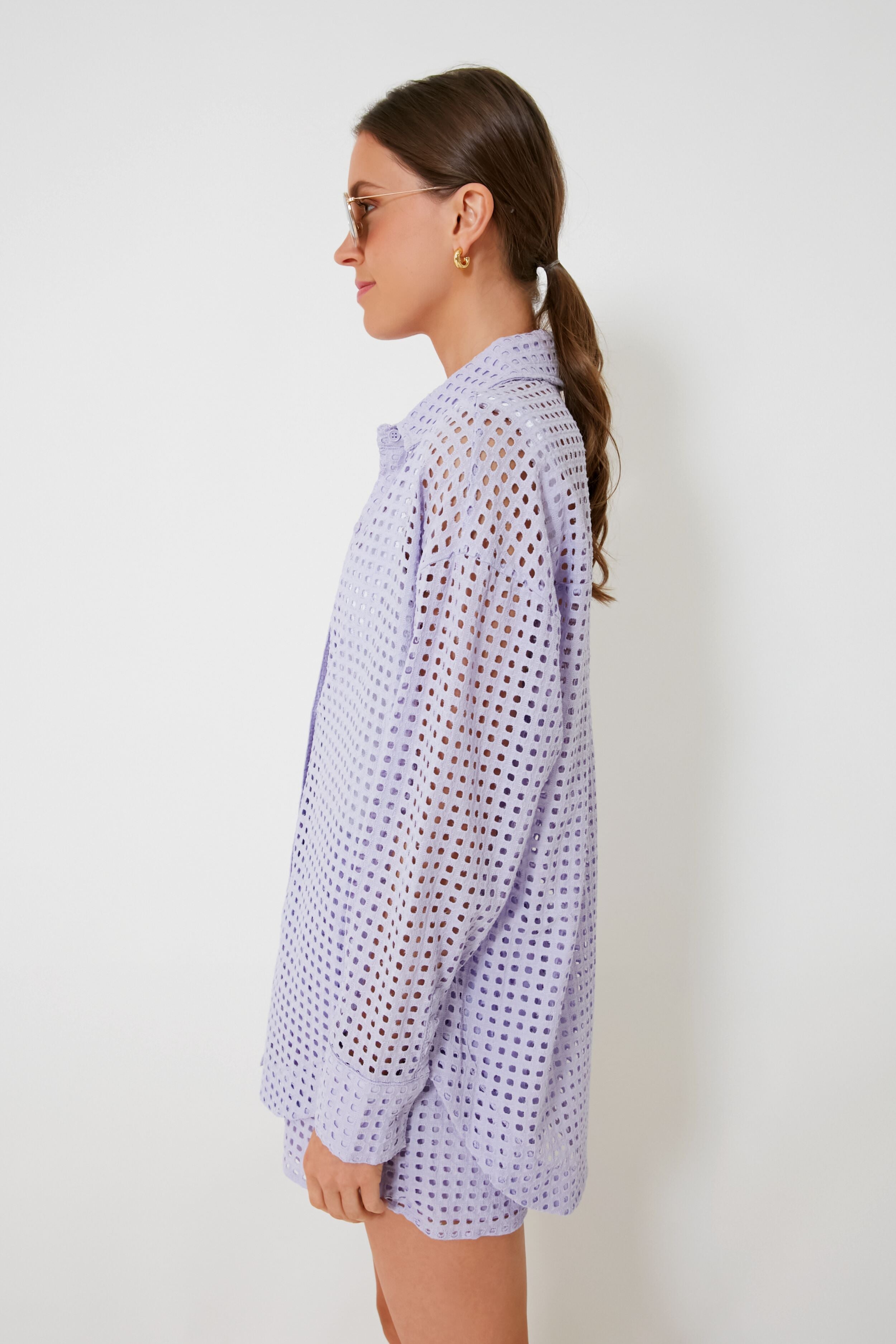 Purple Heather Poppy Top