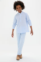 Light Blue Elio Chino Pants