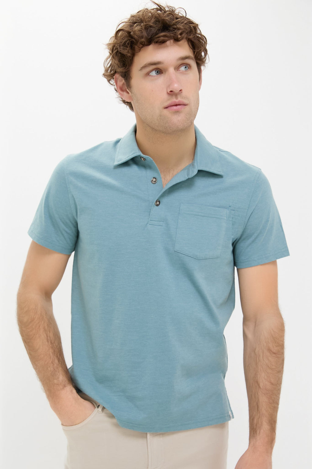 Heather Green Atlantic Polo