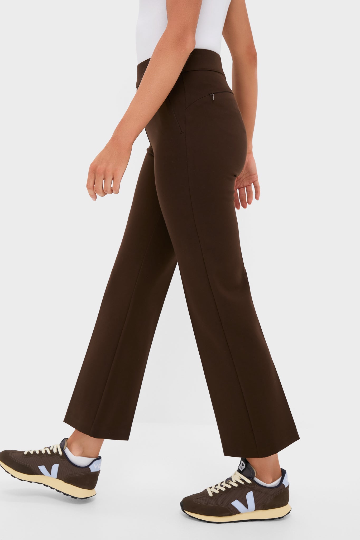 Chocolate Brown 28 Inch Compression September Pant