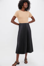 Black Mixed Media Tiffany Dress