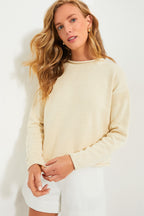 Pale Oak Mariner Roll Neck