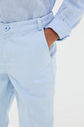 Light Blue Elio Chino Pants