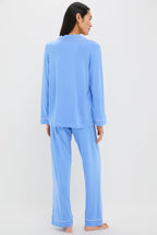 Cornflower Gisele Long PJ Set