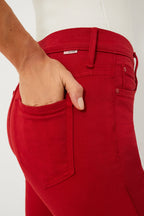 Haute Red High Waisted Weekender Skimp