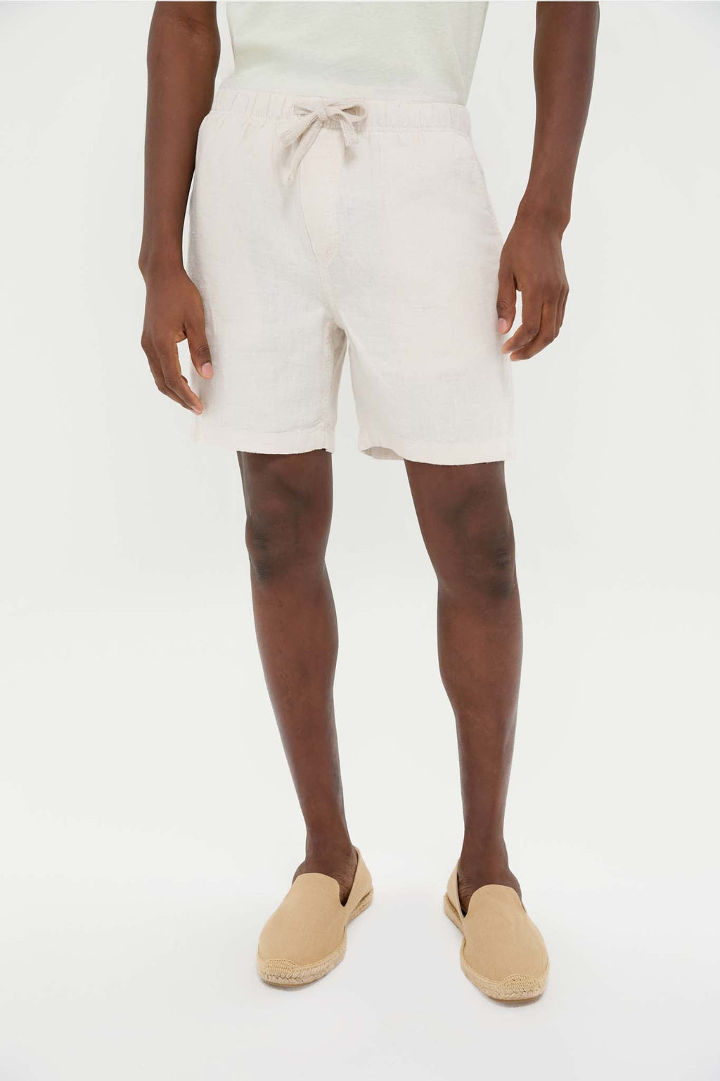 Weathered Sand Essential Linen Short