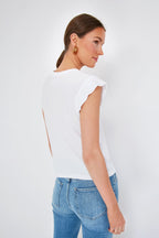 True White The Peak Shoulder Tee