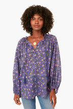 Iris Wildflower Bardot Top