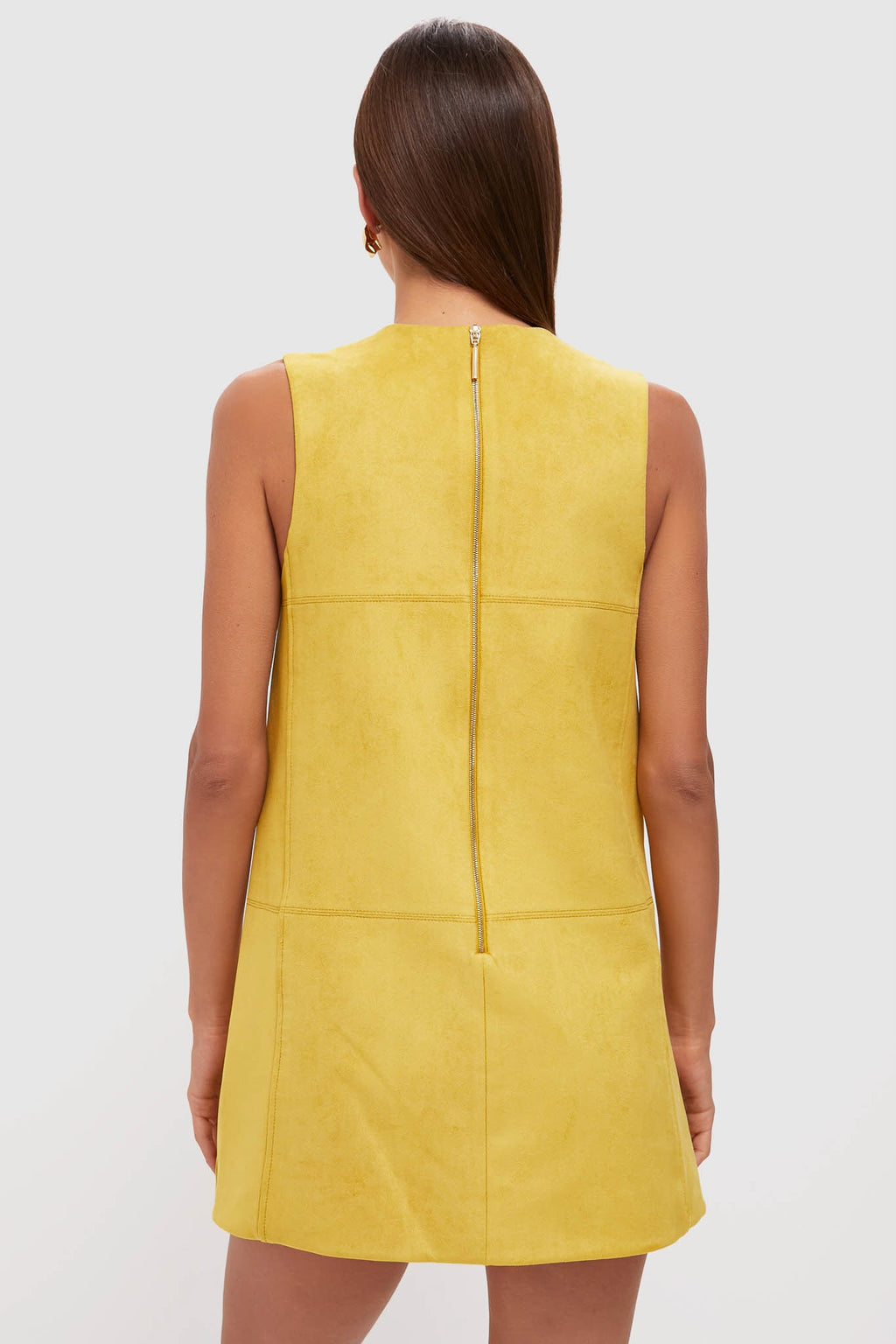 Citrine Suede Dakota Mini Dress