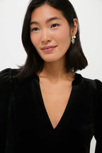 Black Velvet Kenzo Dress