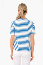 The Modern White Royal Blue