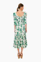 Forest Toile Green Bluehill Dress