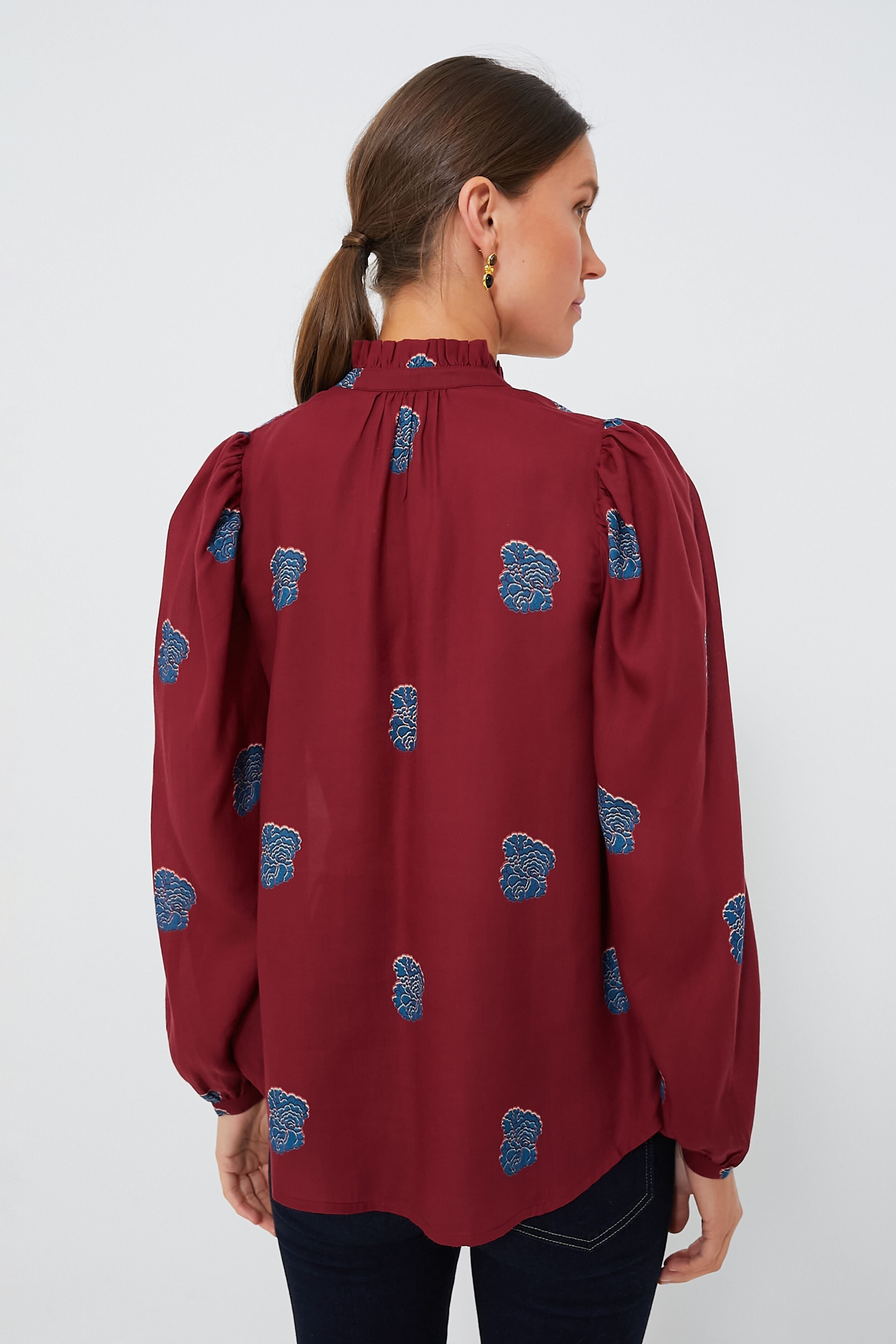 Red Burgundy Annabel Shirt
