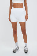 White Cane 4 Inch Aaron Tennis Short