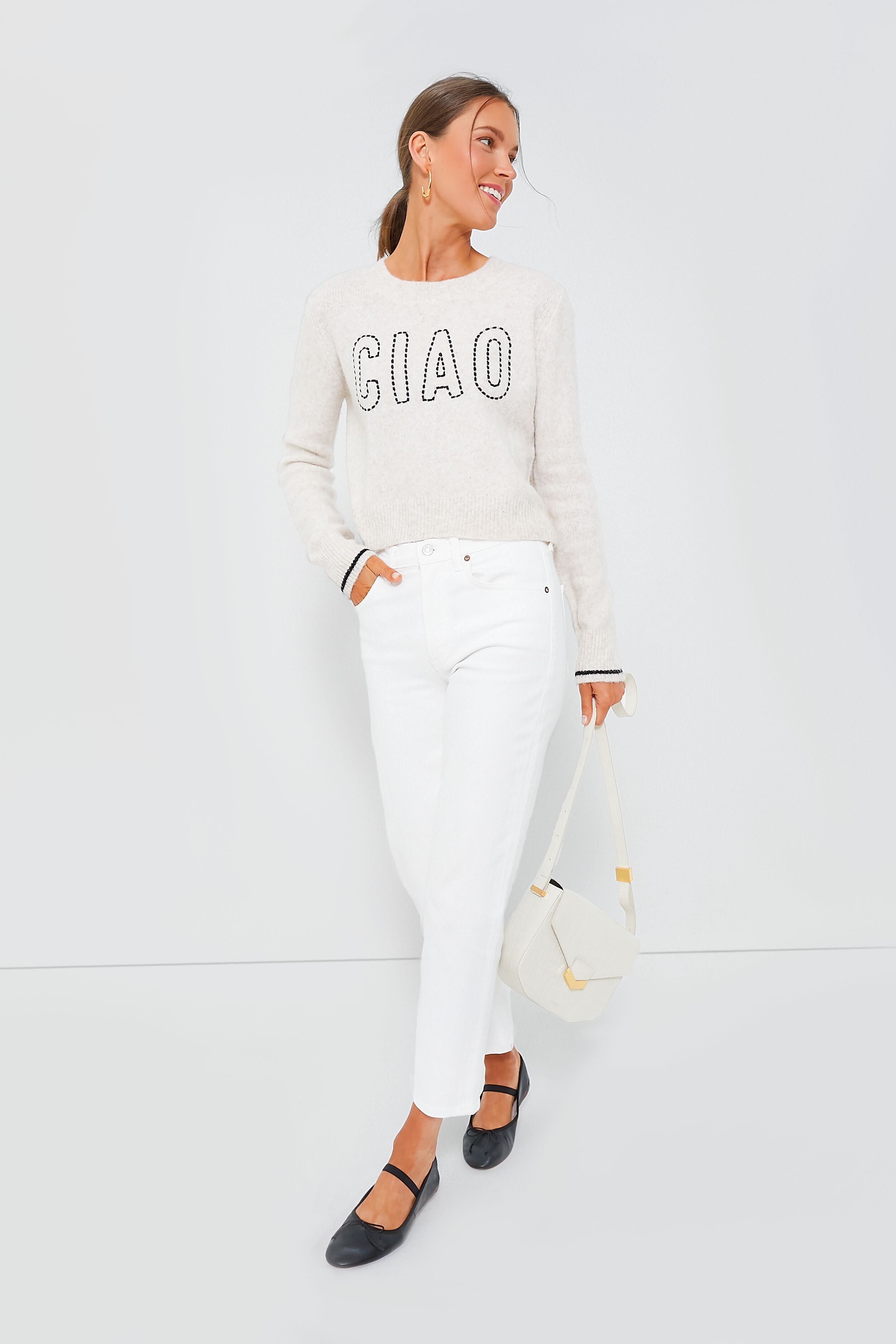 Light Oatmeal Ciao Milan Sweater