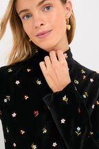 Black Onyx Romy Bouquet Dress