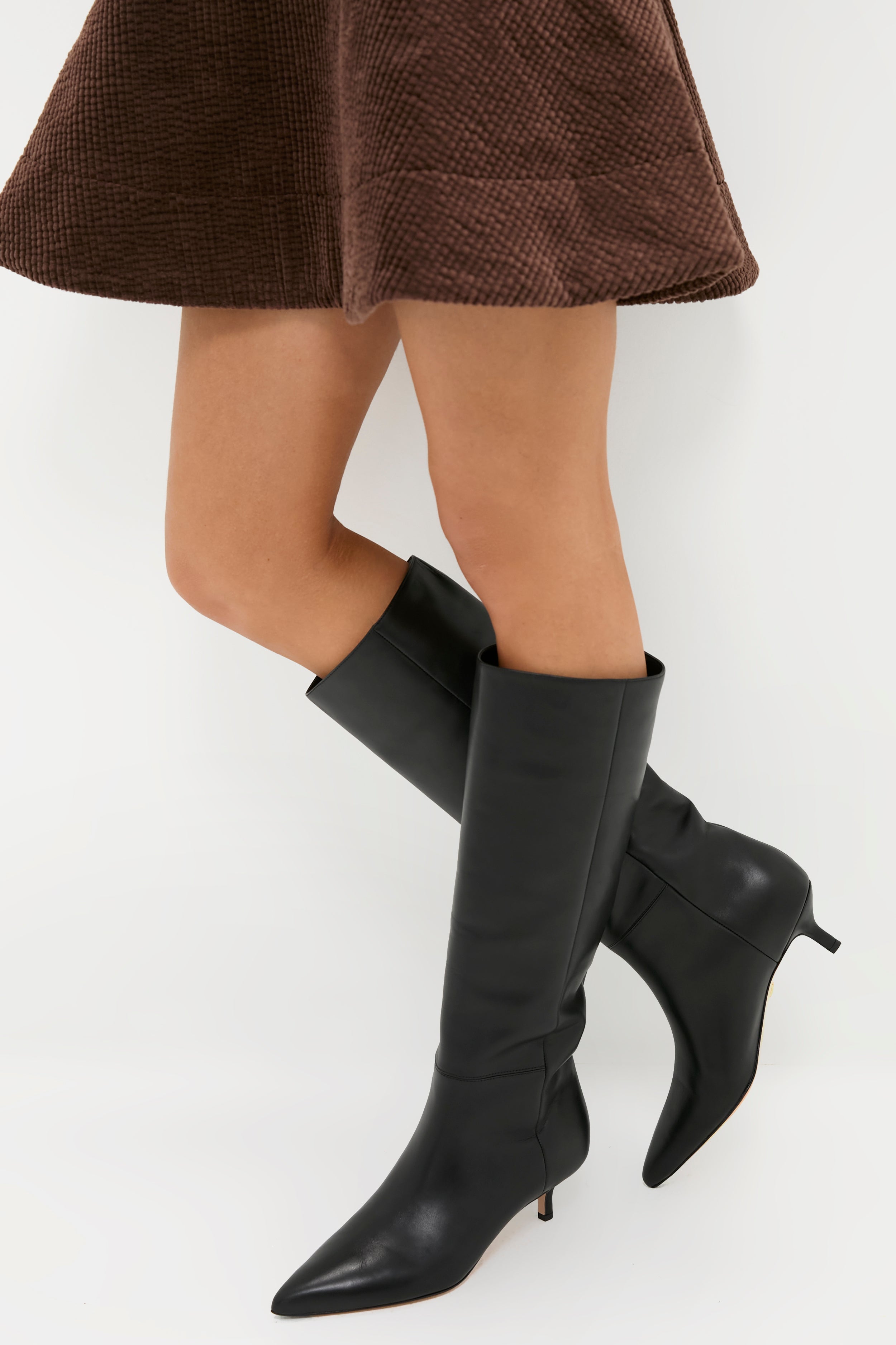 Black Lisa 45 Tall Shaft Boots