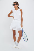 White Cane 15 Inch Williams Tennis Skirt