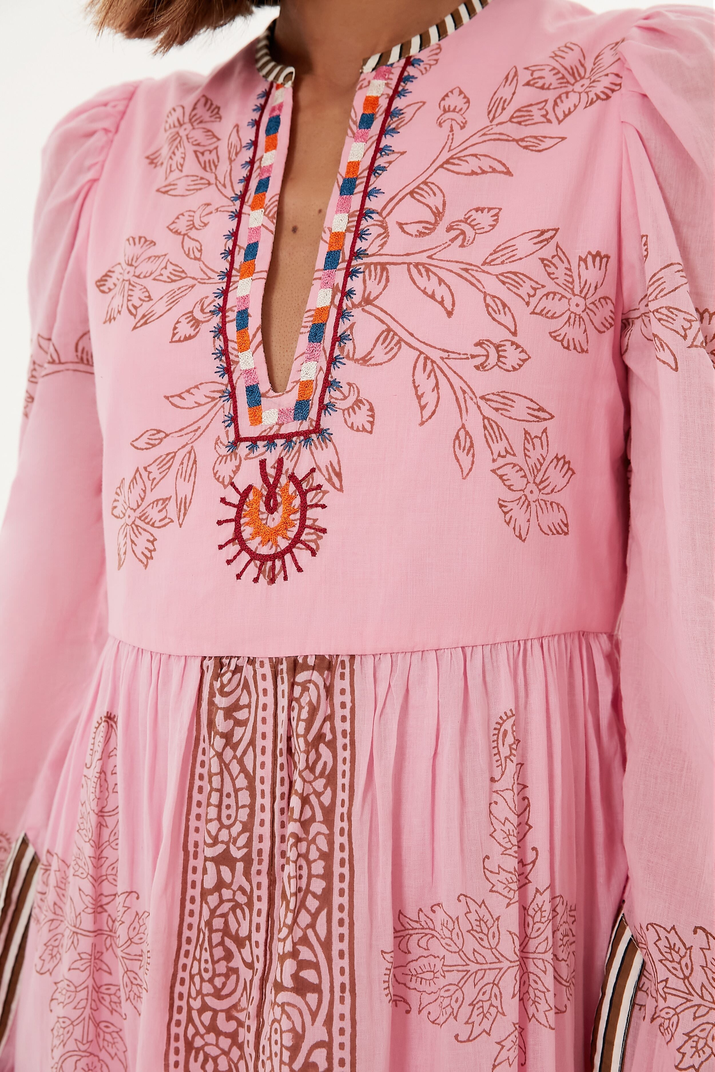 Pink Winifred Guava Dress